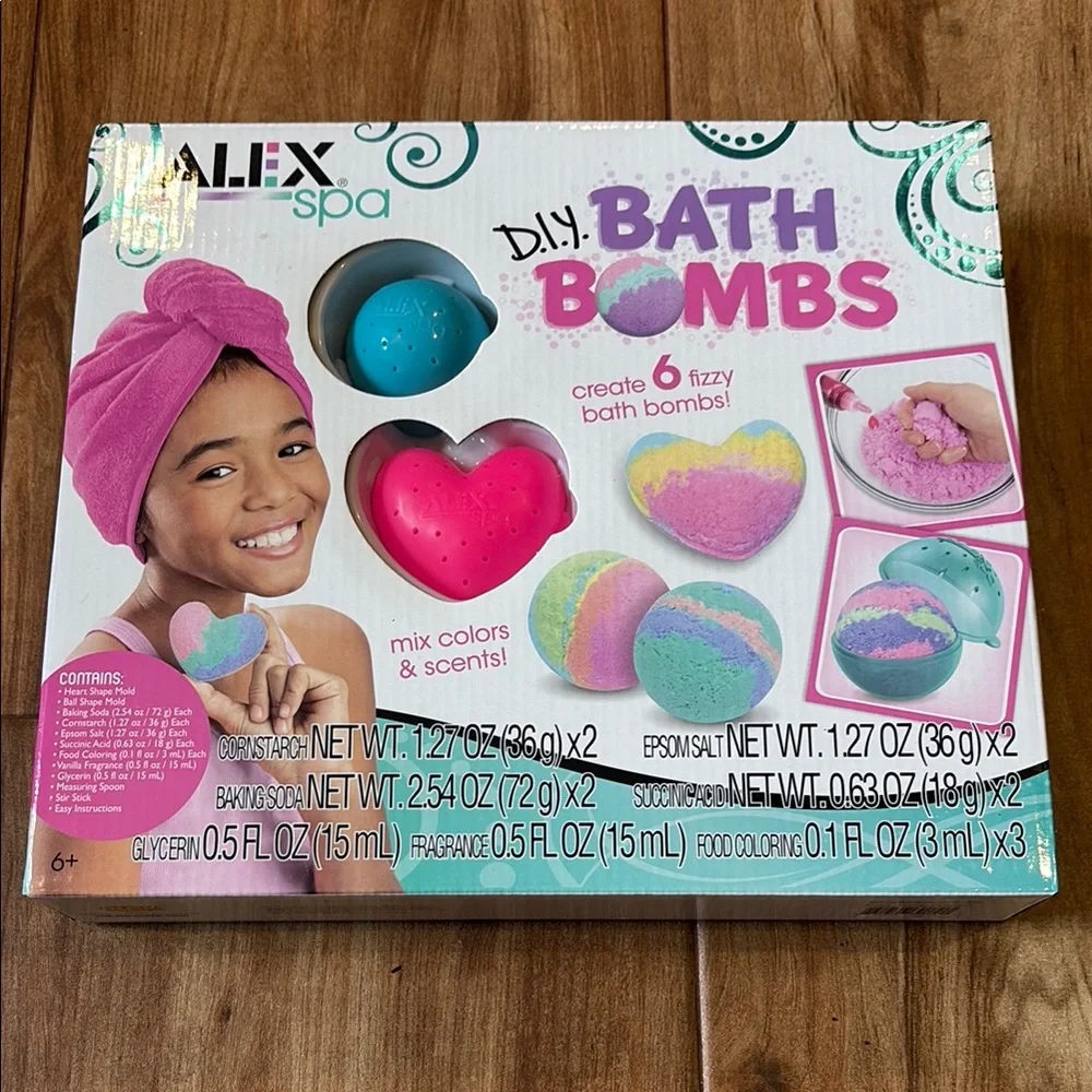 Vibrant Pink and Blue Bath Bombs Kit for Luxurious Bath & Body Experience